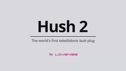 LOVENSE HUSH 2 BLUETOOTH VIBRATING BUTT PLUG