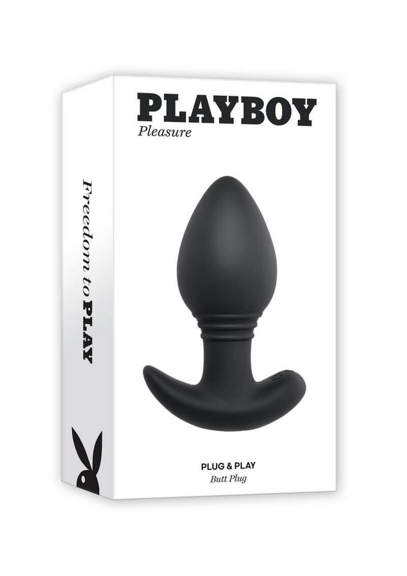 PLAYBOY PLUG & PLAY REMOTE CONTROLLED VIBRATING ANAL PLUG